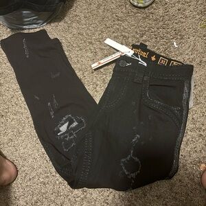 Rock Revival Bradley Black All Straight Jeans Pant